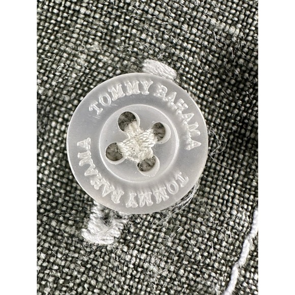 Tommy Bahama Shirt Womens XS Linen Coastalina Long Sleeve Button Up Green - Picture 11 of 16